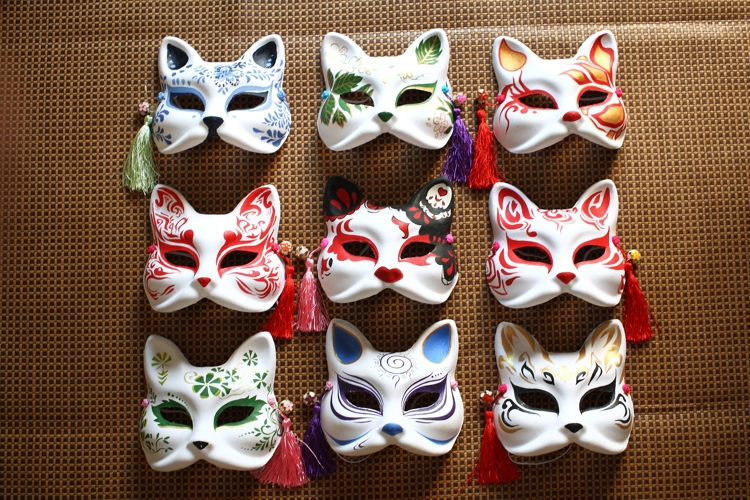 1505-Endulge Ϻ Ÿ Ŭ    ũ/1505-Endulge japanese style classical cat or fox mask-Wholesale